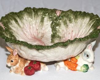 1307 F&F - English Garden Centerpiece Bowl 50.00