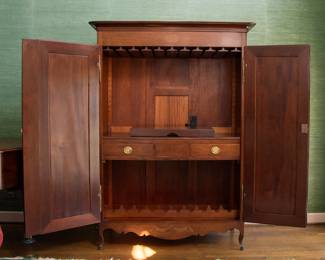 1292 Belle New Orleans Creole Armoire Inside
