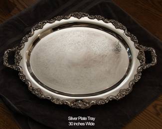 1340 Silver Plate Tray 125.00