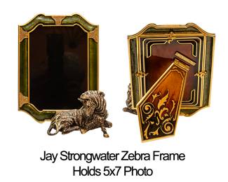 1353 Jay Strongwater Zebra Frame 150.00