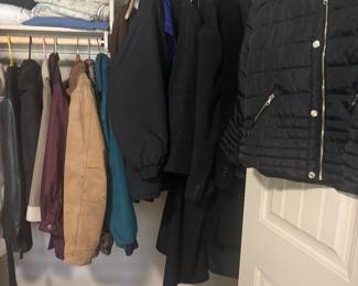 Lots of nice coats men and women