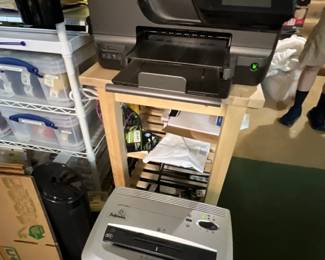 HP printer; shredder