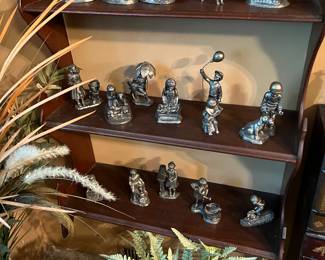 Collectibles pewter pieces