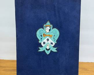 C Lot #46 - Vintage Collegiate Sorority Photo Book with Kappa Kappa Gamma Crest