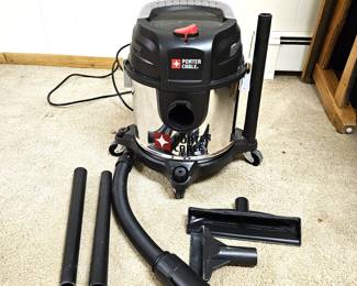 Porter Cable Wet Dry Shop Vac 4 Gallon 4.0HP PCX18301-4C w/ Hose & Attachments