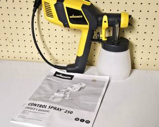 Wagner Control Spray 250 HVLP Paint Stain Sprayer with Manual – Electric Handheld