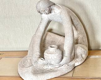 FR Lot #70 - Acoma Austin Production Olla De La Vida Sculpture by Pamela Pierce