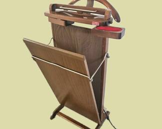 Italian Vintage Men’s Caddy- Electric Trouser Press- Gentlemen’s Valet by Reguitti
