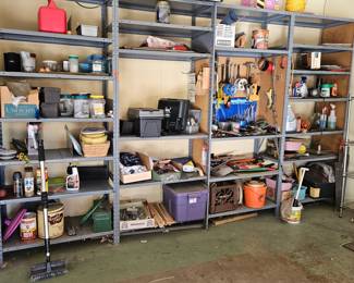 All the contents on these shelves!