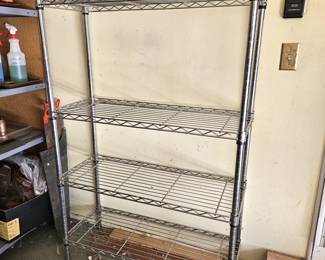 Heavy Duty Adjustable Metal Wire Shelf Unit 36"x18"x54" 4-Tier Storage Rack