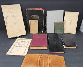 Lot of Assorted Antique Books - Poems - Christian Science - "Uses of Great Men" Emerson & More