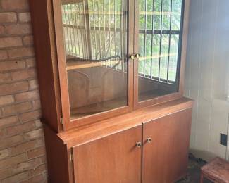 Vintage MCM Cabinet
Overall good condition
50” across x 17” deep x 76” tall
Top and bottom do not separate.
Must be able to move and load yourself.