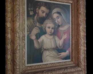 Holy Family Canvas Print - Jesus, Mary & Joseph