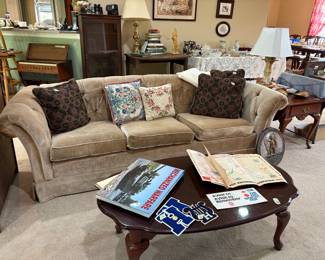 Sofa, coffee table
