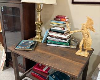 Mission desk, books