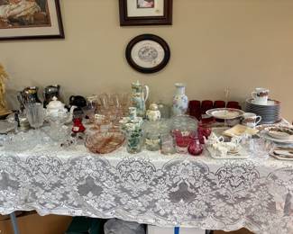 Antique glassware