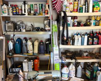 Automotive supplies, yard chemicals