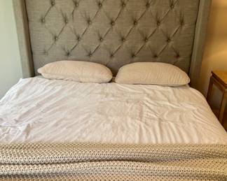 Like new Bed Frames with upholstered headboard (Mattress and Foundation not being Sold)