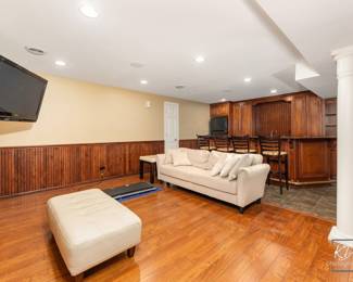 View of Basement Bar Area