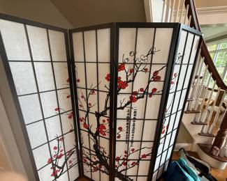 Japanese style 4 panel Screen/Room Divider