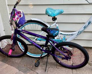 One Cruiser and one Kids Mountain Bike
