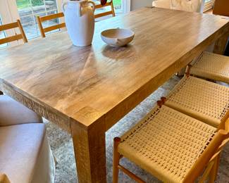Buy it Now $425.00 Rustic Modern Farm Dining Table (84" L x 40" W x 30" H.. Buy I\it Now $400.00. Set of 6 Stary Wood Dining Chairs