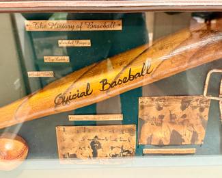 History of Baseball Wall Hanging