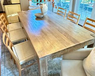 Buy it Now $425.00 Rustic Modern Farm Dining Table (84" L x 40" W x 30" H.. Buy it Now $400.00. Set of 6 Stary Wood Dining Chairs