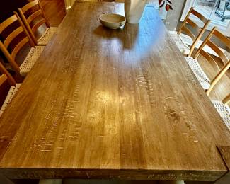 Buy it Now $425.00 Rustic Modern Farm Dining Table (84" L x 40" W x 30" H..