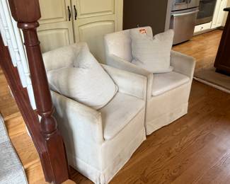 Buy it Now 250.00 a pair of Upholstered Dining Chairs