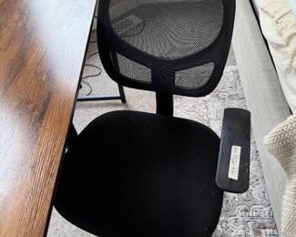 Upholstered desk chair