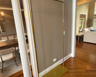 Cool Brass Colored Metal clothes rack