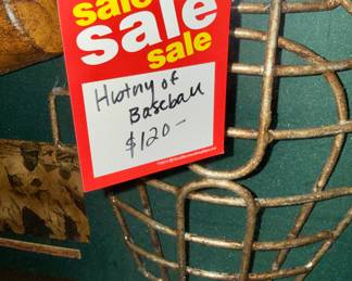 History of Baseball Wall Hanging