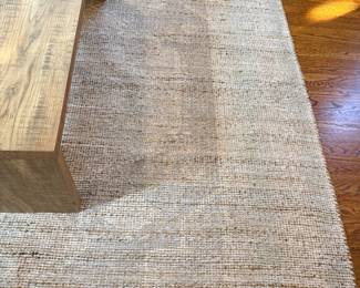 Buy it Now $125.00 Jute and Woven Rug In Living Room 8' x 10'