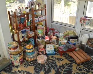 Vintage tins