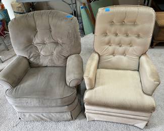 swival rocking chairs, clean!