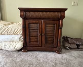 extra side table 33" tall and 33" wide $100