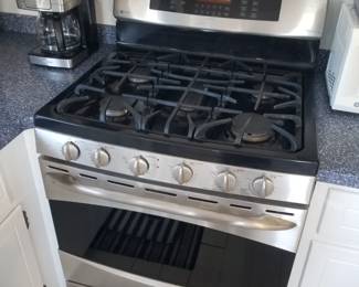 GE Profile gas range