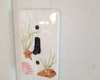 Seashell switchplate