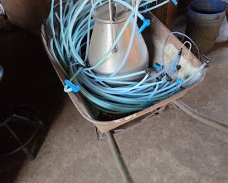 Sap line and milk can
