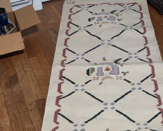 Wool rug runner
