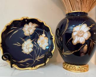 German Rosenthal Porcelain Plate and Vase