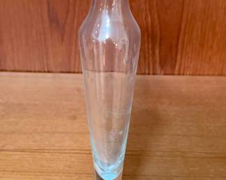 Duchin Creation Glass Vase with Weighted Sterling Silver Base