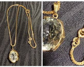 Clear Stone Necklace