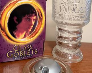 Lord of the Rings Glass Goblet