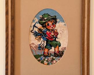 Frames Cross-stitched Boy