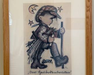 Berta Hummel Certified Signed and Numbered Print