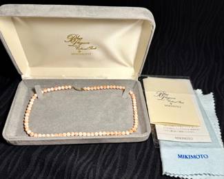 Mikimoto Blue Lagoon Cultured Pearl