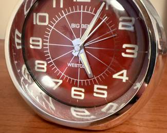 Westclox Big Ben Red Alarm Clock