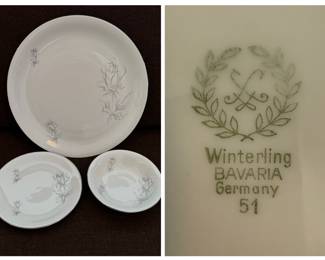 Winterling Bavaria, Germany Dinnerware